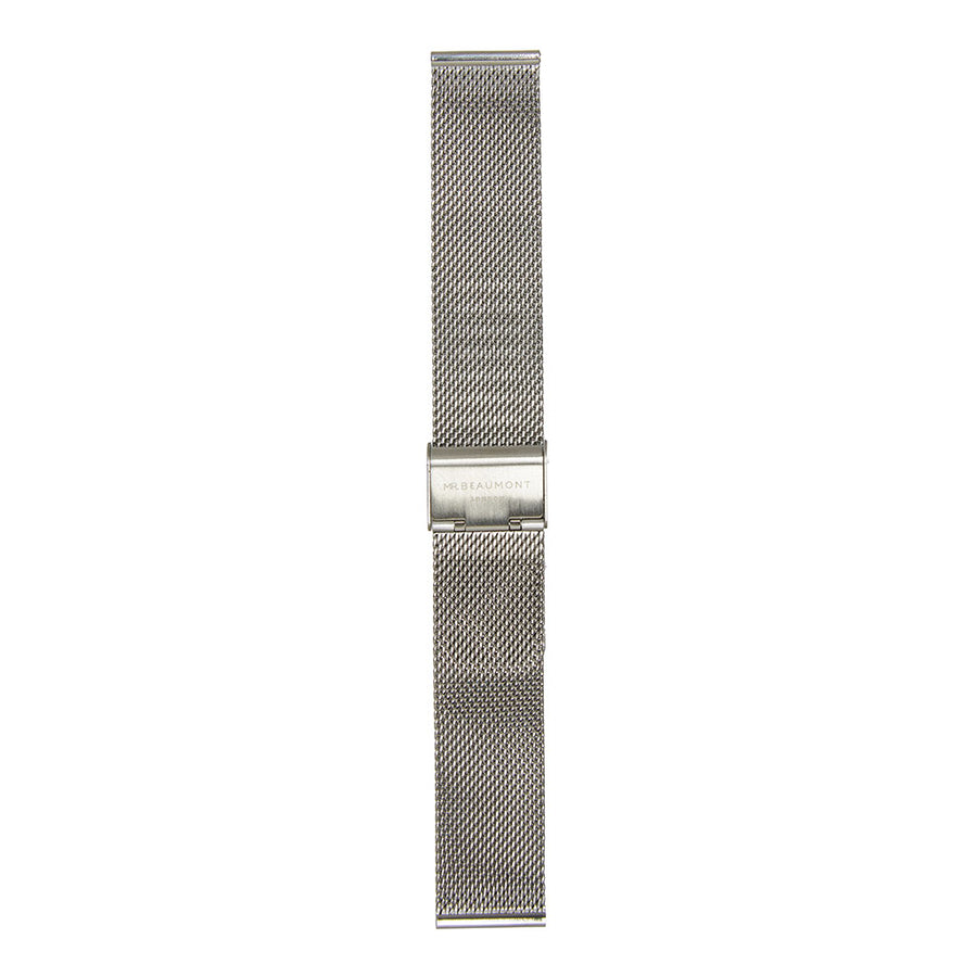 Mr Beaumont Silver Mesh Strap