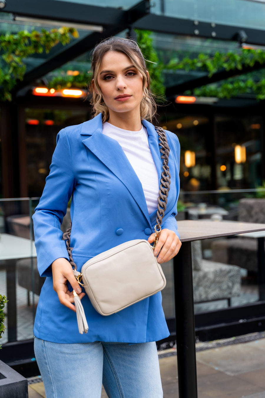 Crossbody Stone (Velvet Taupe Acetate)
