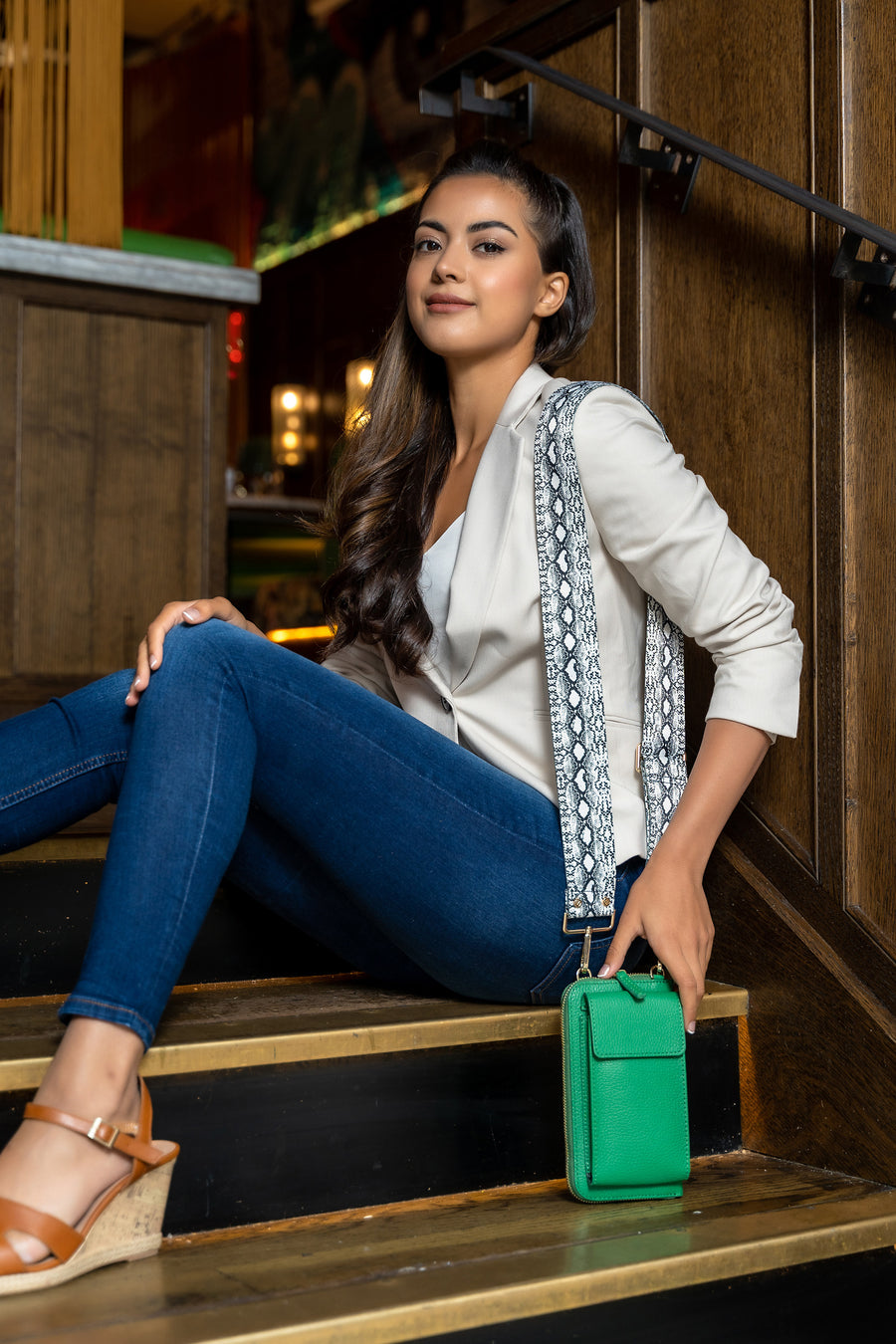PHONEBAG SMARAGD (PYTHON RIEMEN)