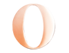 Rose Steel Initial O
