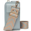 PHONEBAG PULVER BLAU (HELLBLAUER CHEVRON RIEMEN)