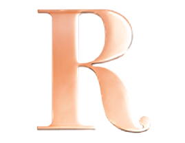 Rose Steel Initial R