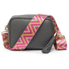 Crossbody Aqua ( Schwarzer Hundezahnriemen)