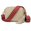 Mini Crossbody Stone (Ruby Dogtooth Strap)
