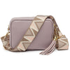 CROSSBODY LAVENDEL (GRAUER ABSTRAKTER RIEMEN)