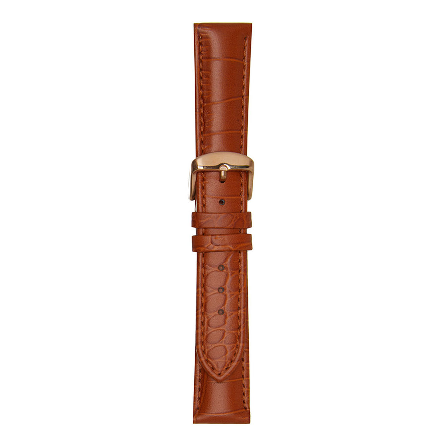 Large Croc Tan Strap