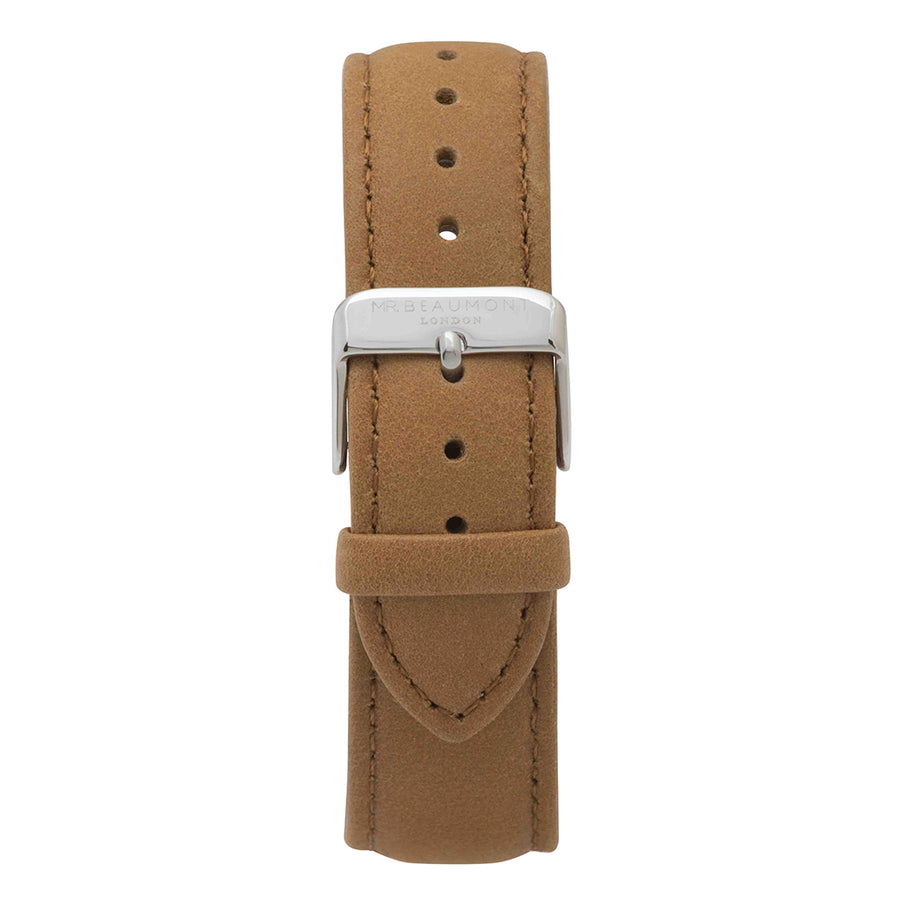 Mr Beaumont Tan Silver Strap