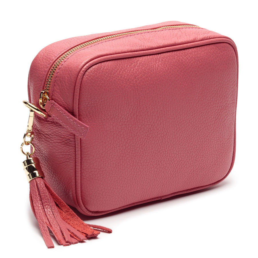 CROSSBODY ERDBEERE (CHAMPAGNER STREIFEN RIEMEN)
